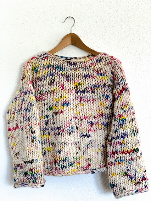 【新品未使用】NKNIT pattern pullover sweater Knitting Pattern | the Carrie | Modern Chunky Oversized V