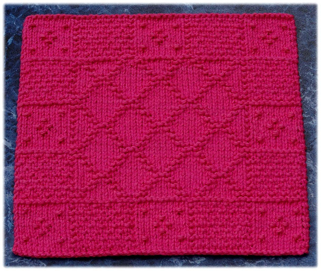 Lattice Patchwork Dishcloth