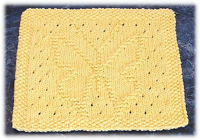 Lacy Butterfly Dishcloth