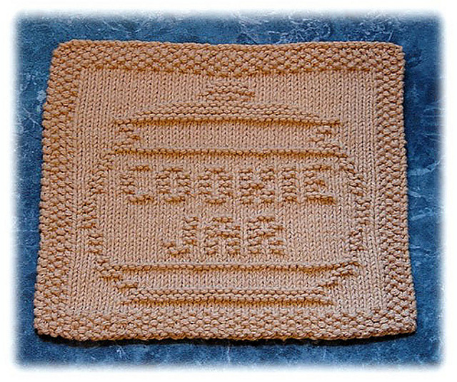 Cookie Jar Dishcloth