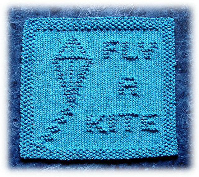 Fly a Kite Dishcloth