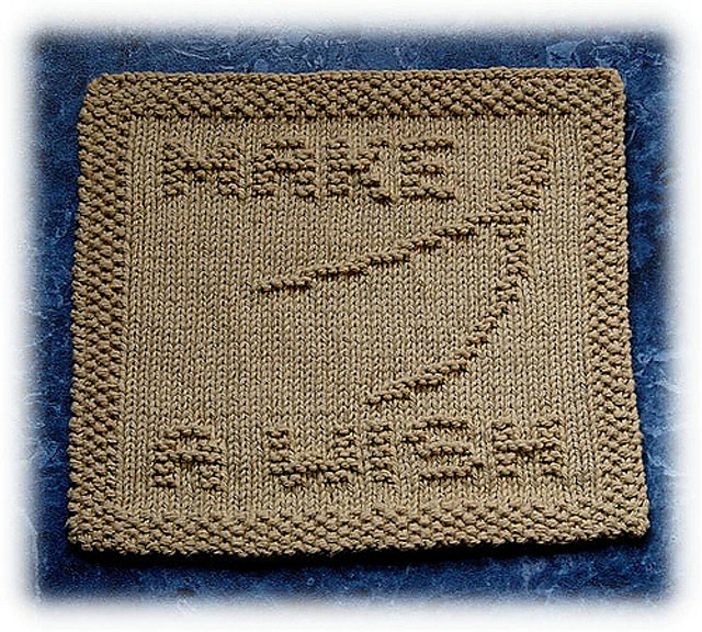 Turkey Wishbone Dishcloth