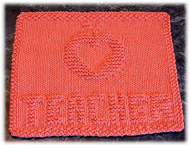 Apple for the Teacher Dishcloth