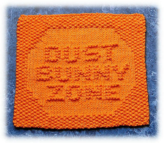 Dust Bunny Zone Dishcloth