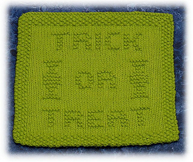 Trick or Treat Dishcloth