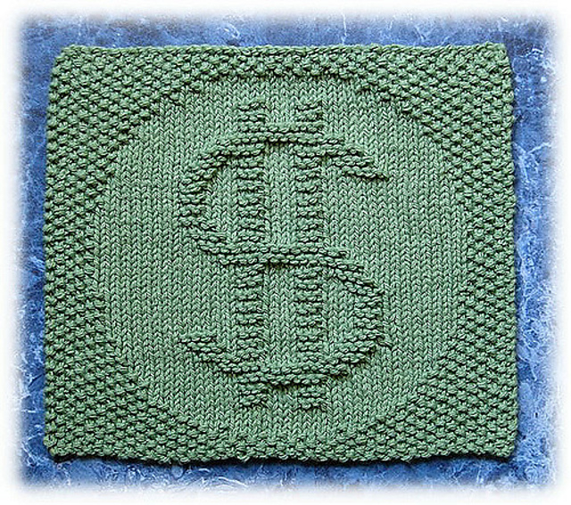 Cha~Ching Dishcloth