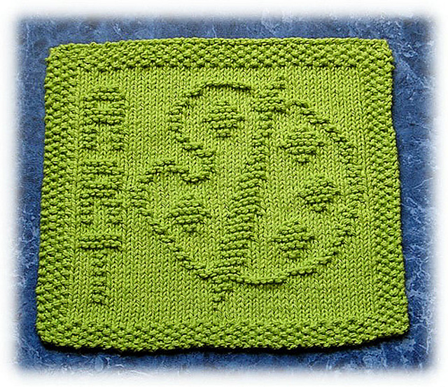 Painter's Palette Dishcloth