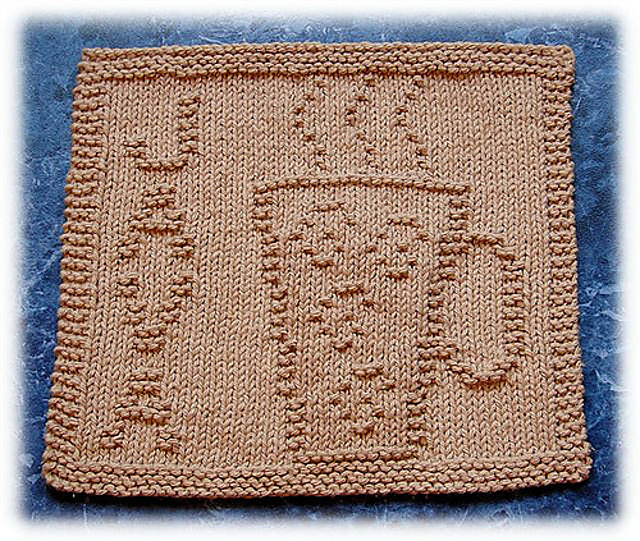 Cup of Java Dishcloth