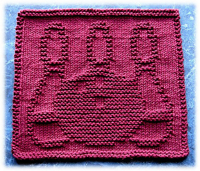 Let's Bowl Dishcloth