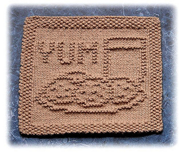 Milk and Cookies Dishcloth