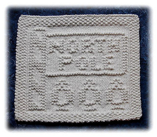 North Pole Dishcloth