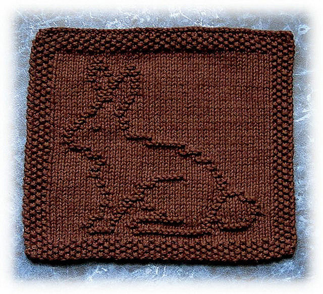 Bunny Rabbit Dishcloth