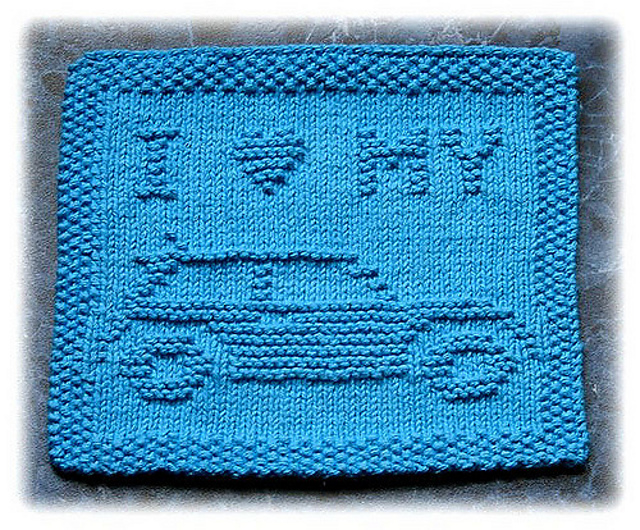 Love My Ride Dishcloth