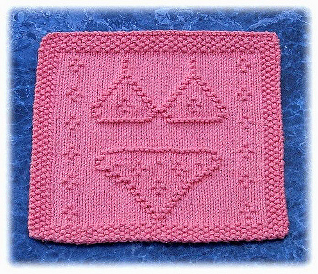 Two Piece Swim Suit Dishcloth