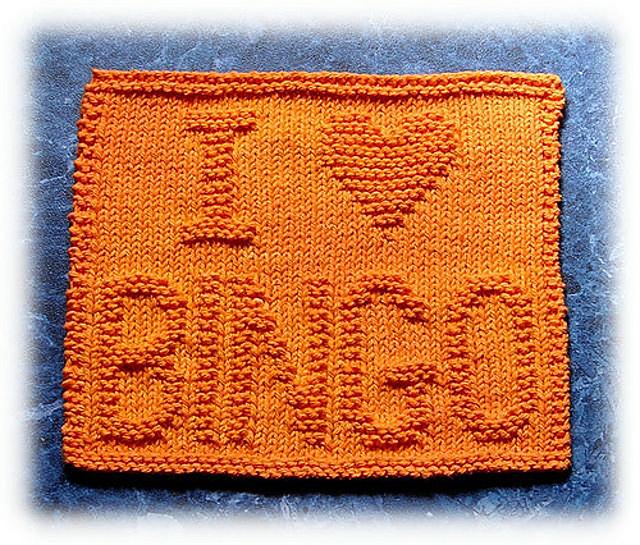 I Love Bingo Dishcloth