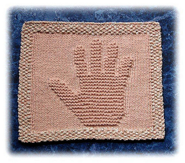 A Hand To Hold Dishcloth