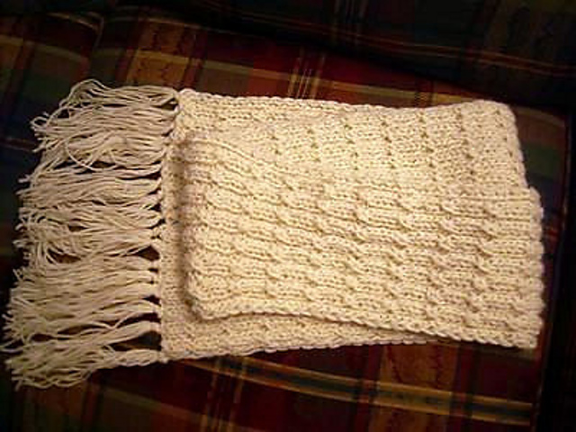 Furry Goodness - Reversible Alpaca Chunky Scarf