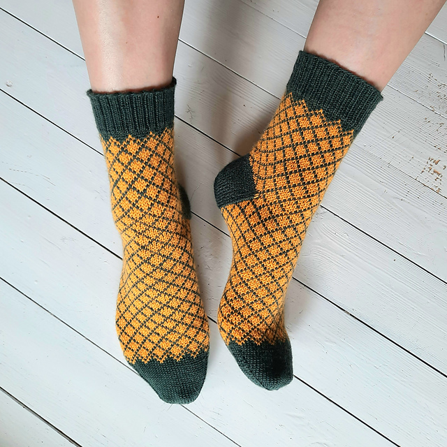 Pretty pineapple socks