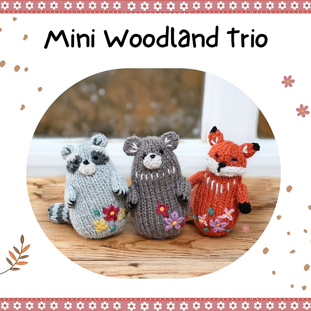 Mini Woodland Trio