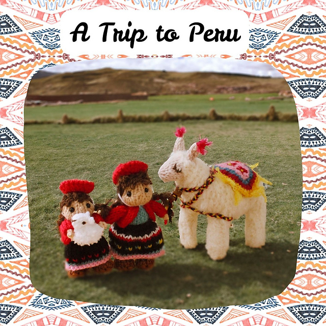 Peruvian Girls & Llama