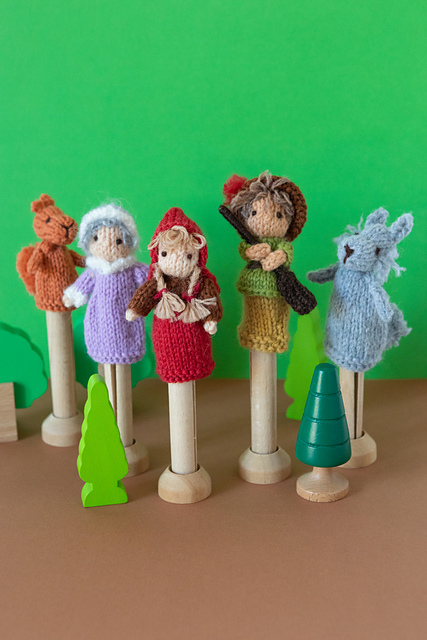 Little Red Riding Hood puppets