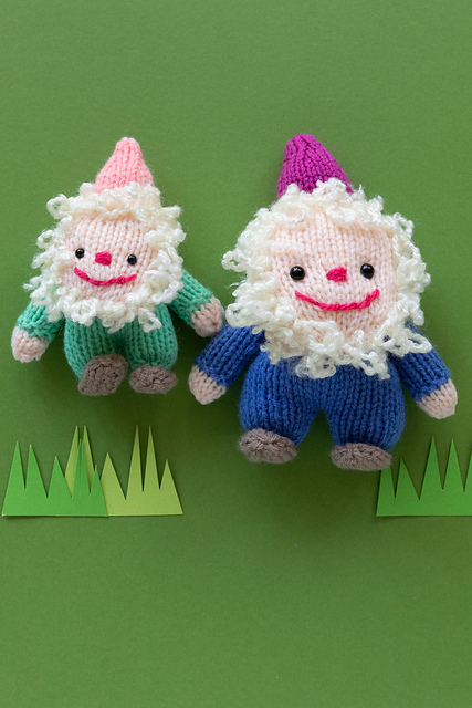 Knitted gnomes