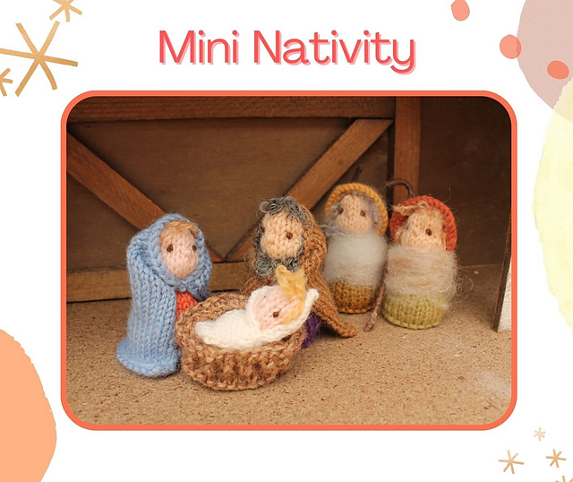 Ravelry Mini Nativity pattern by Sachiyo Ishii