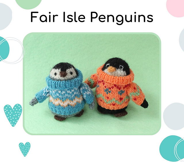 Ravelry: Fairisle Penguins pattern by Sachiyo Ishii