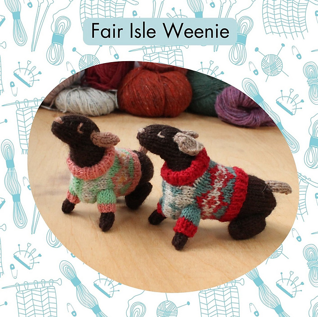 Ravelry: Fair Isle Weenie pattern by Sachiyo Ishii