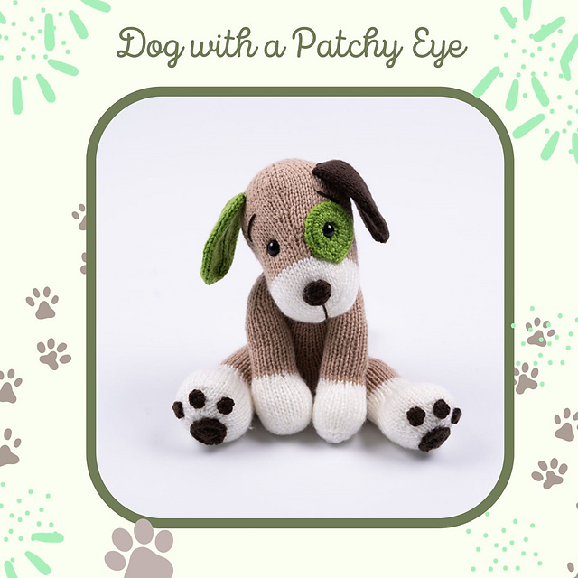 Dog with patchy eye