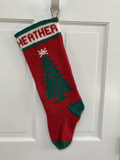 Ravelry: Christmas Tree Stocking pattern by Cape Cod Knits