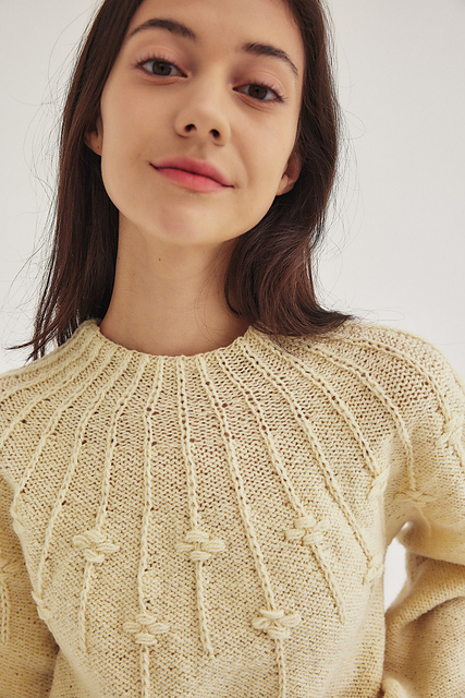 ニット+セーター melt the lady flame line knit ensemble melt the lady flame line knit ensemble 【公式通販】