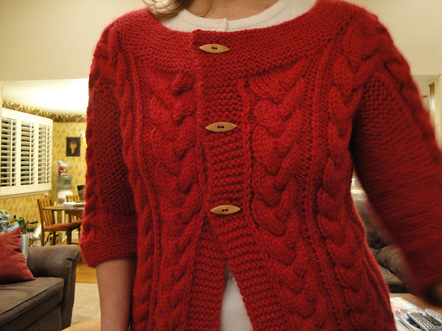 1791 Cabled Cardigan