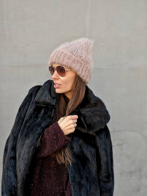 Mohair Fluffy Hat