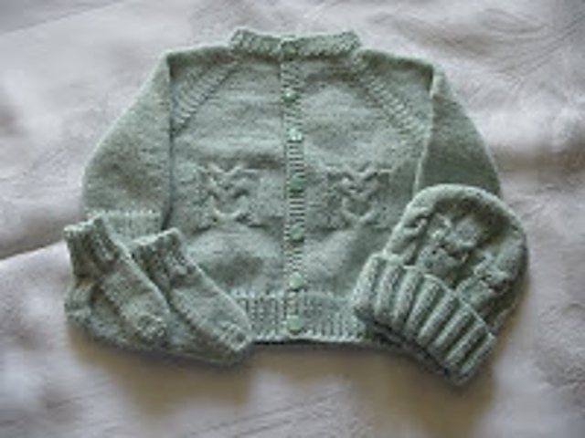 Little Owl Sweater Set ~ Sweater