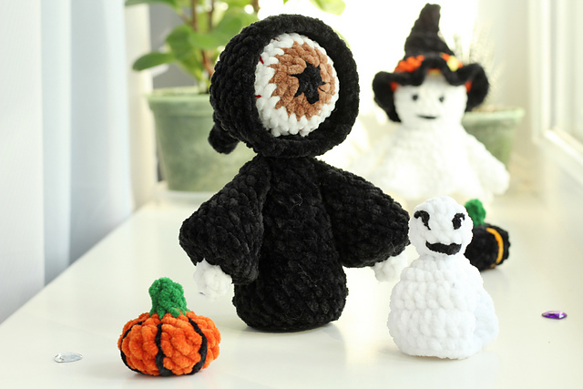 Ravelry: Grim Reaper Halloween eye pattern by Kyrychenko Natalia