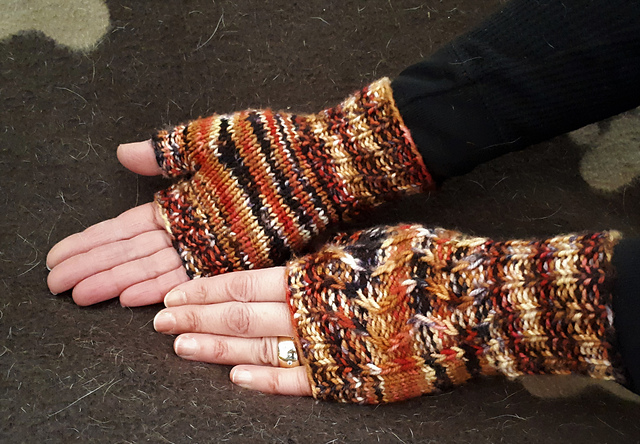 Walking a Beagle Mitts