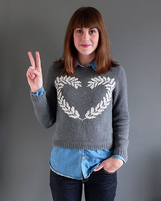 Peace and Love sweater