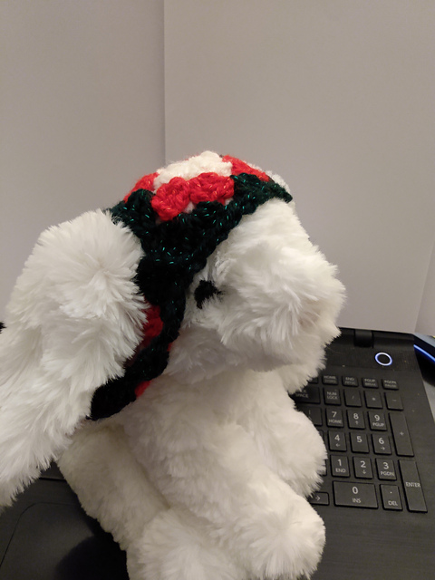 Bunny Granny Square Bonnet
