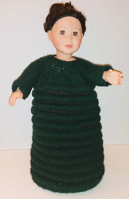 Christmas Tree Doll Dress