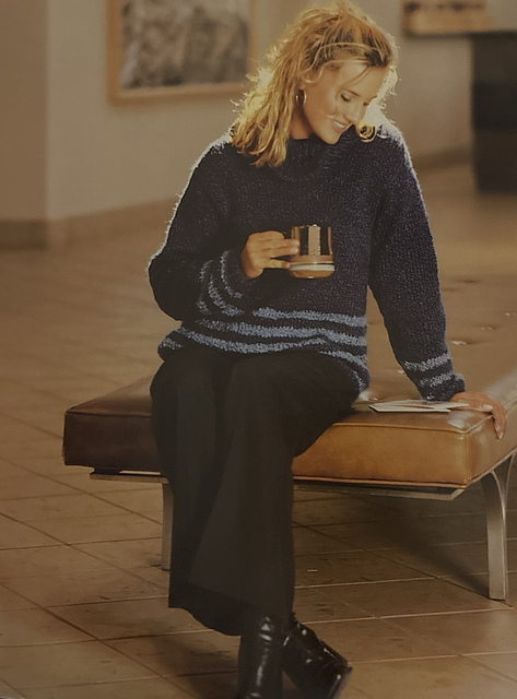 Striped Turtleneck