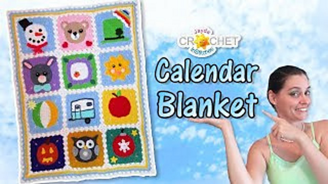 Crochet Calendar Blanket Border 2017