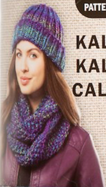 Knit hat and cowl