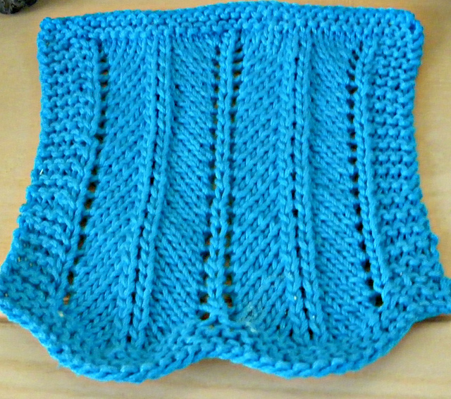 Chevron N Feather Stitch Cloth