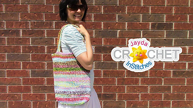 Happy  Scrappy Market Bag