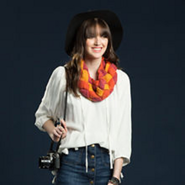 Entrelac Knit Cowl