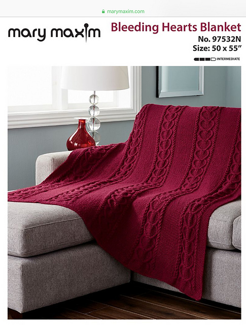 Bleeding Hearts Blanket