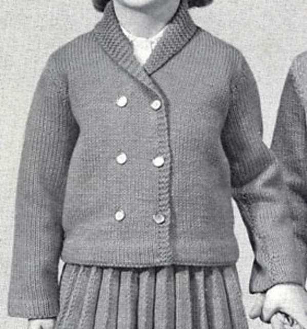 Girl's Double Breasted Jacket