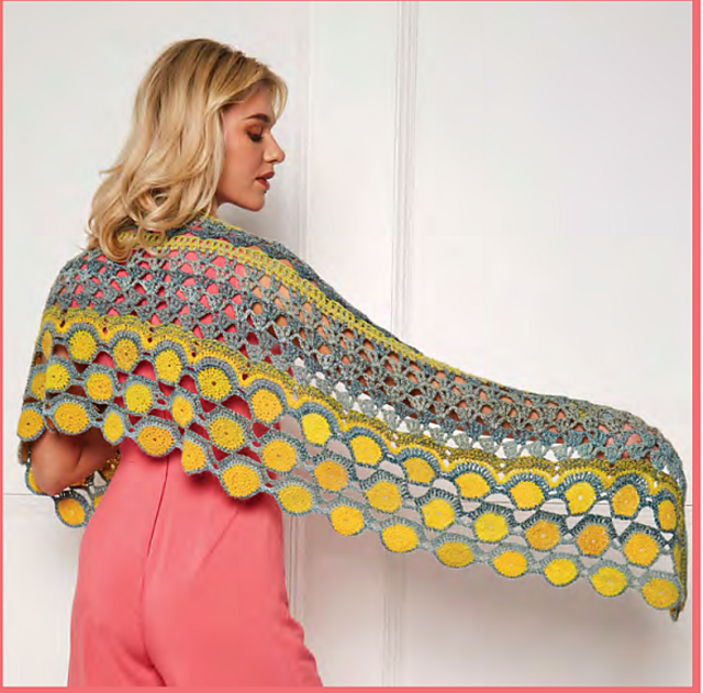 Starry Night shawl