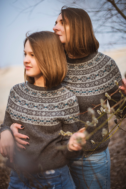 Frosty Flowers Sweater